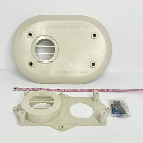Horizontal Vent Termination Kit 2" Low Profile New HVAC - Picture 2 of 8